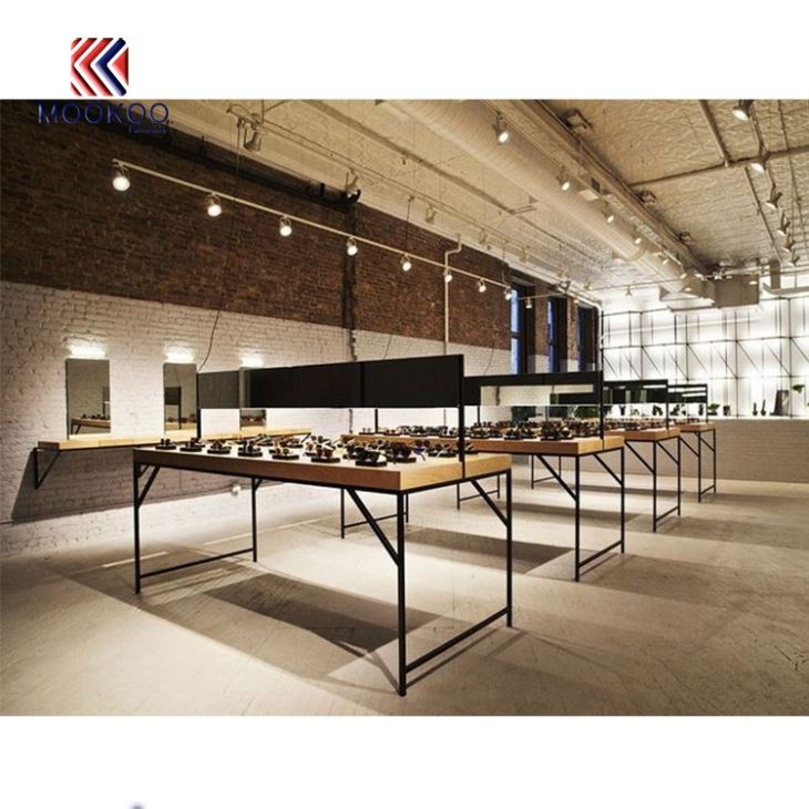 Sunglasses Store Interior Design Vintage Retail Display Table