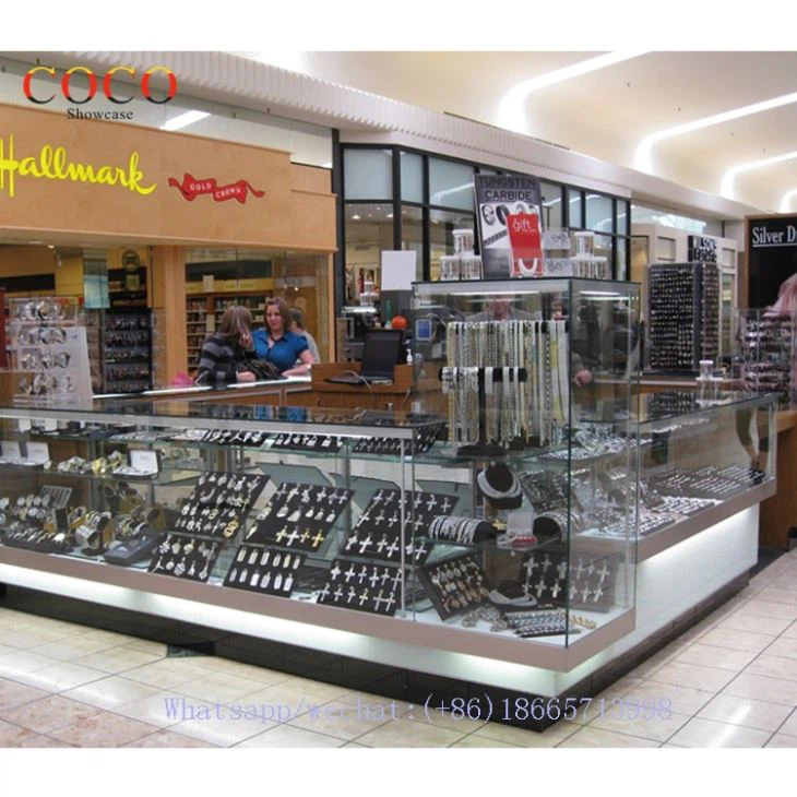 High End Simple Jewelry Kiosk