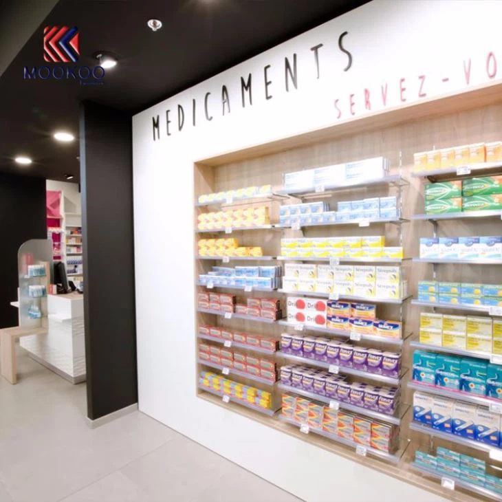 Modern Style Customized Pharmacy Shop Display Furniture