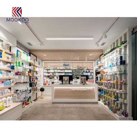 Detaljhandel Farmacia Shop Display Design