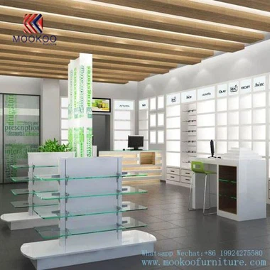Butikk Farmacia Shop Storage Showcase